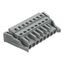 1-conductor female connector CAGE CLAMP® 2.5 mm² gray thumbnail 1