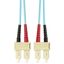 FO Patchcord Duplex SC/SC, 50/125æm OM3, LS0H-3, aqua, 5.0m thumbnail 1