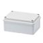 BOX FOR JUNCTIONS AND FOR ELECTRIC AND ELECTRONIC EQUIPMENT - WITH BLANK PLAIN LID - IP56 - INTERNAL DIMENSIONS 120X80X50 - WITH SMOOTH WALLS thumbnail 2