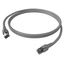 Patchcord RJ45 shielded Cat.6a 10GB, LS0H, grey,   20.0m thumbnail 3