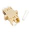 FO Coupler LC-Duplex,Plastic,Multimode,zirc,flange,beige,ECO thumbnail 3