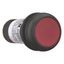 Illuminated pushbutton actuator, Flat, maintained, 1 NC, Screw connection, LED Red, red, Blank, 120 V AC, Bezel: black thumbnail 6