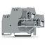 Component terminal block double-deck with end plate gray thumbnail 2