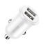 Car Charger 12-24V 2xUSB 4.8A, White thumbnail 2