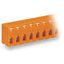 PCB terminal block push-button 2.5 mm² orange thumbnail 3