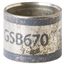 GSB670 TWO-PIECE INNER SLV CONN SILVER RND thumbnail 1