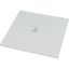 Bottom plate, closed, corner section, IP55, for WxD=650x650mm, grey thumbnail 3