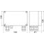 Aluminium enclosure AP-IP 65 for DIN rail mounted dev. max. 5 mods. f. thumbnail 2