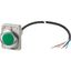 Indicator light, Flat, Cable (black) with non-terminated end, 4 pole, 3.5 m, Lens green, LED green, 24 V AC/DC thumbnail 2