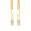 FO Patchcord Duplex LC/LC,50/125æm OM2, LS0H-3, orange, 1.0m thumbnail 1