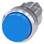 Pushbutton, 22 mm, round, metal, shiny, blue, pushbutton, raised momentary…3SU1050-0BB50-0AA0-Z Y15 thumbnail 2