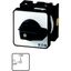 On-Off switch, T0, 20 A, flush mounting, 3 contact unit(s), 3 pole, 2 N/O, with black thumb grip and front plate thumbnail 1