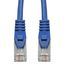 Patchcord RJ45 shielded, Cat.6, PVC, blue, 10.0m thumbnail 2