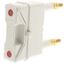 Fuse-holder, LV, 20 A, AC 690 V, BS88/A1, 1P, BS, back stud connected, white thumbnail 3