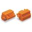 2-conductor female connector Push-in CAGE CLAMP® 2.5 mm² orange thumbnail 1