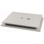 Top plate for OpenFrame, ventilated, W=800mm, IP31, grey thumbnail 1