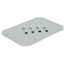 V33PWNJ7 VMS 33 cover plate 320x320x2mm RAL7035 ; V33PWNJ7 thumbnail 1