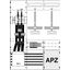 KA4257Z Measurement and metering transformer board, Field width: 3, Rows: 0, 1050 mm x 750 mm x 160 mm, IP2XC thumbnail 5