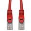 Patchcord RJ45 shielded, Cat.5e, PVC, red, 1.0m thumbnail 1