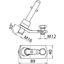 Phase connecting element w. T pin shaft M16x18mm f. cable lug PK1 16-1 thumbnail 2