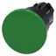 Mushroom pushbutton, 22 mm, round, plastic, green, 40mm, latching, pull-to-unlatch mechanism, 3SU1000-1BA40-0AA0-Z Y15 thumbnail 1