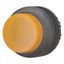 Illuminated pushbutton actuator, RMQ-Titan, high, maintained, orange, Blank, Bezel: black thumbnail 1