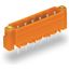 THT male header 1.0 x 1.0 mm solder pin straight orange thumbnail 1