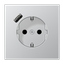 SCHUKO socket with USB type A AL1520-18AAN thumbnail 1
