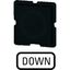 Button plate for push-button, Inscription: DOWN, 25 x 25 thumbnail 3