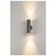 ASTINA OUT ESL wall lamp, GU10, max. 2x11W, IP44, anthracite thumbnail 4