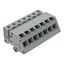 1-conductor female connector, angled CAGE CLAMP® 2.5 mm² gray thumbnail 1