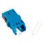 FO Coupler LC-Duplex,Plastic,Singlemode,zirc,w/o fl,blue,ECO thumbnail 2