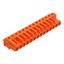 THT female header angled Pin spacing 5.08 mm orange thumbnail 2