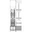 KA4229 Measurement and metering transformer board, Field width: 2, Rows: 0, 1350 mm x 500 mm x 160 mm, IP2XC thumbnail 5