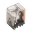 Miniature power relay, 110 V DC, Green LED, 2 CO contact (AgSnO) , 250 thumbnail 1