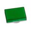Pushbutton, illuminated, rectangular, IP65, green thumbnail 1