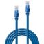 30m Cat.6 U/UTP Network Cable, Blue RJ45, M/M, 250MHz, Copper thumbnail 2