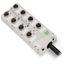 M12 sensor/actuator box 4-way 5-pole thumbnail 1
