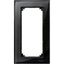 Real glass frame, 2-gang without central bridge piece, Onyx black, M-Elegance thumbnail 2