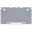 Separator plate 2 mm thick 110.3 mm wide gray thumbnail 2