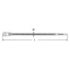 Cable ties steel SS 316 alloy 152x4.5 mm thumbnail 2