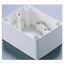 WALL-MOUNTING BOX - FOR COMPACT SELF-SUPPORTING PLATE - 1/2/3 GANG - CLOUD WHITE - SYSTEM thumbnail 2