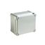 PC box IP66 IK08 RAL7035 Int.H175W105D100 Ext.H192W121D105 opaque PC cover H40 thumbnail 1