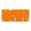 End plate snap-fit type 1.5 mm thick orange thumbnail 3