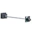 Extended rotary handle, TeSys GV5-GV7, black, padlockable, IP55 thumbnail 2