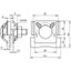 Saddle clamp Cu clamping range 0.7-10mm for Rd 8-10mm thumbnail 2