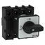 On-Off switch, P1, 40 A, flush mounting, 3 pole + N, with black thumb grip and front plate thumbnail 18