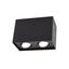 CHLOE DUO 2XGU10 IP20 rectangle black regulated eye thumbnail 5