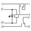 Relay module Nominal input voltage: 230 VAC 2 changeover contacts gray thumbnail 3