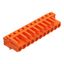 THT female header angled Pin spacing 5.08 mm orange thumbnail 1